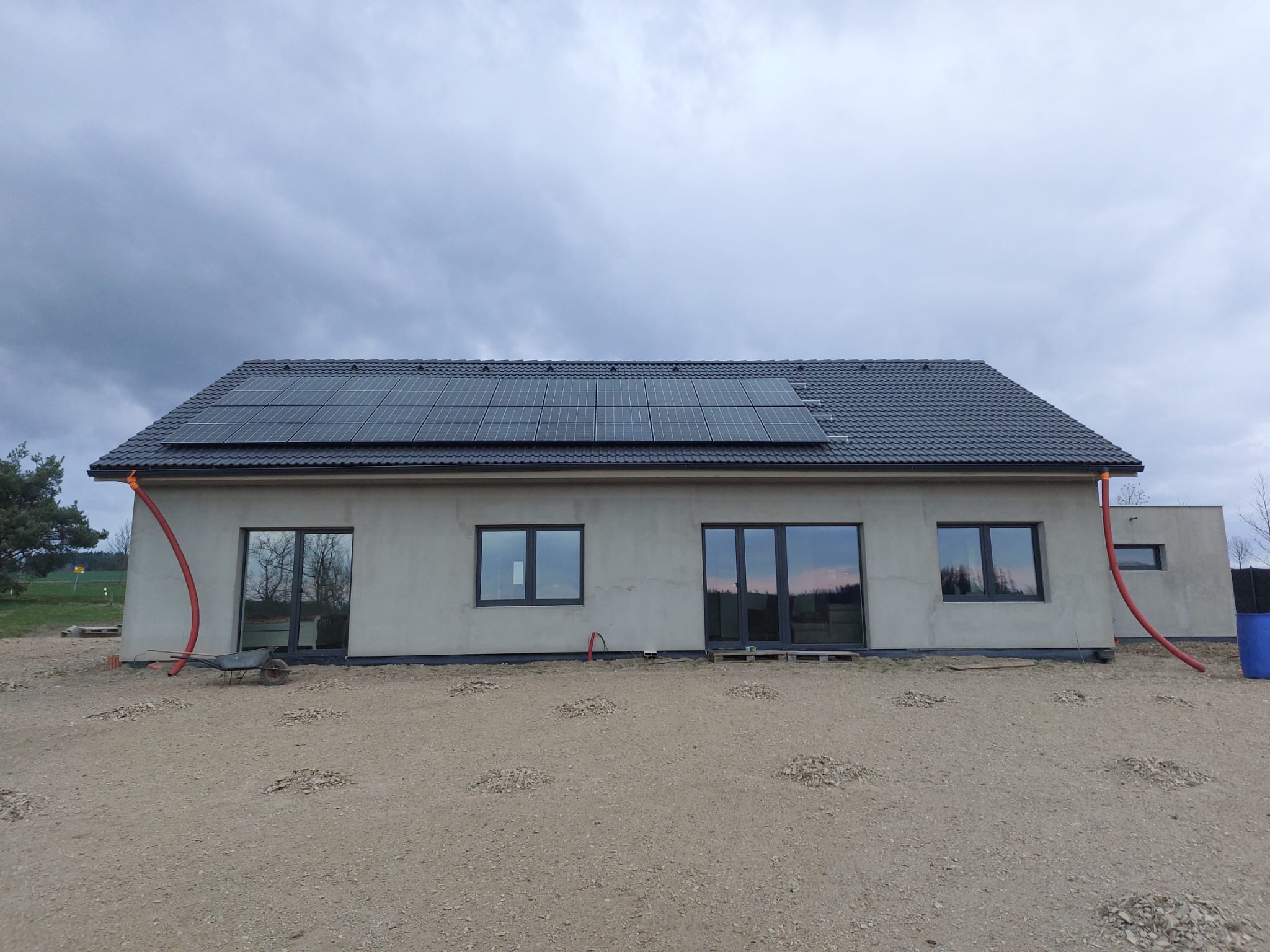 Fotovoltaická instalace Huawei v Unhošti